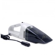 12-Volt 60W Wet And Dry Portable Handheld Auto Vacuum Cleaner For Car (WHITE GREY)