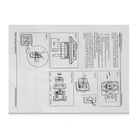 Temperature Controller for Floor Electricity Water Heating (WHITE)