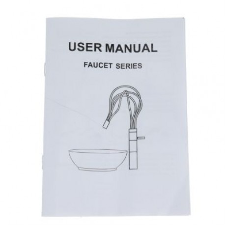 Bathroom LED Waterfall Faucet Glass Spout Sink Mixer Tap (SILVER)
