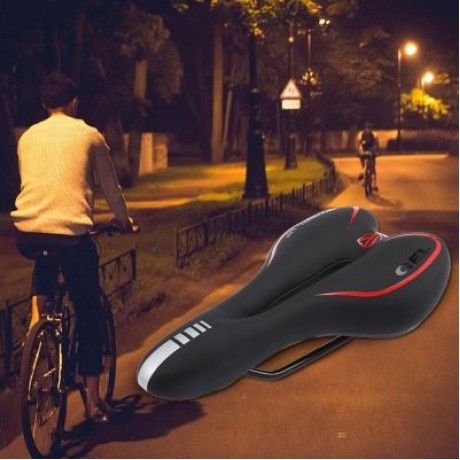 WHEELUP Bicycle Bike Seat Cushion Saddle Cycling Accessory (RED)