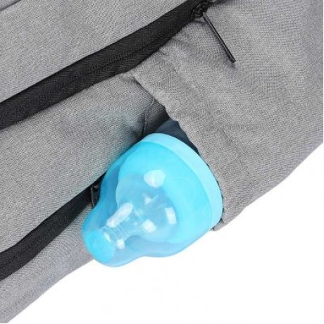 New Style Fashionable Water-resistant Backpack Changing Bag (ASH GRAY)