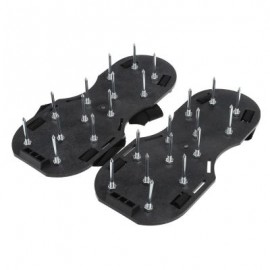 Creative Garden Cultivator Scarification Lawn Nail Shoes (BLACK)
