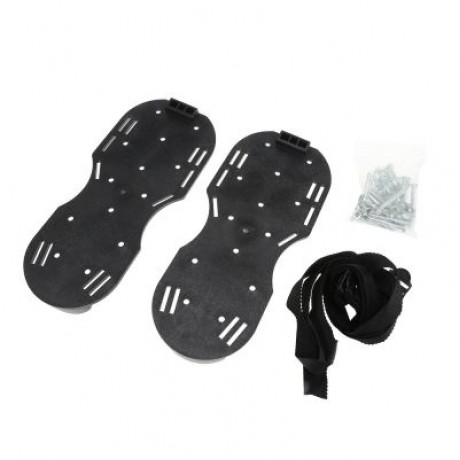 Creative Garden Cultivator Scarification Lawn Nail Shoes (BLACK)