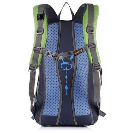 MALEROADS Unisex Hiking Backpack Water Resistant Bag (YELLOW GREEN)