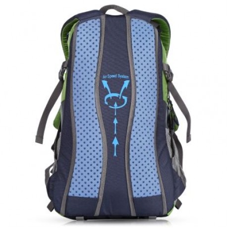 MALEROADS Unisex Hiking Backpack Water Resistant Bag (YELLOW GREEN)