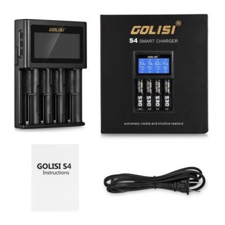 GOLISI S4 Smart Battery Charger (BLACK)