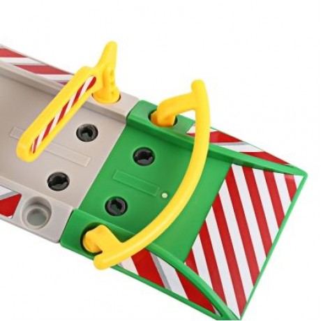 DIY Assembled Parking Lot Model Toy with Alloy Railcar (MULTI-A)