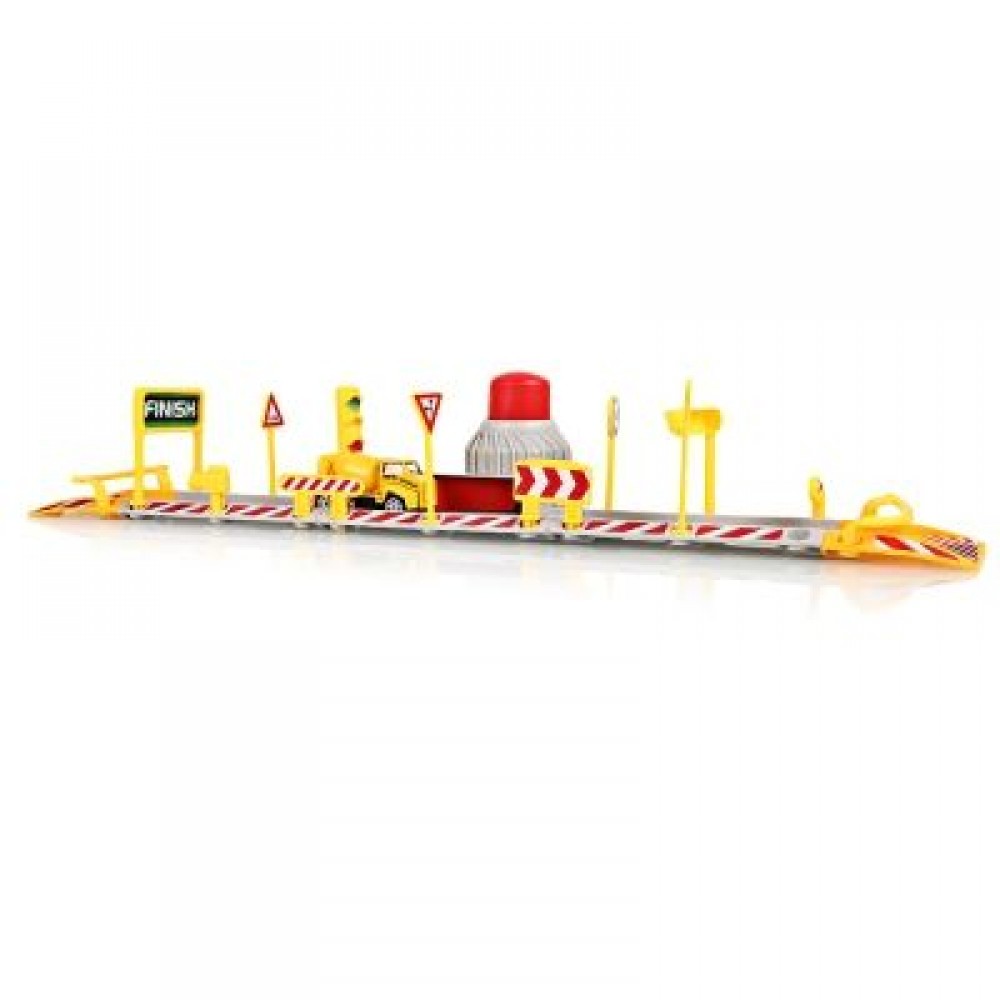DIY Assembled Parking Lot Model Toy with Alloy Railcar (MULTI-D)