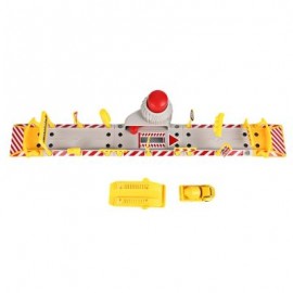 DIY Assembled Parking Lot Model Toy with Alloy Railcar (MULTI-D)