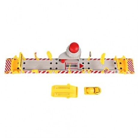 DIY Assembled Parking Lot Model Toy with Alloy Railcar (MULTI-D)