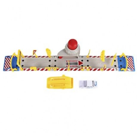 DIY Assembled Parking Lot Model Toy with Alloy Railcar (MULTI-F)