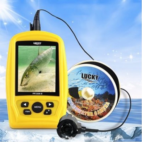 LUCKY FF3308 - 8 Underwater Video Camera Fish Finder (YELLOW)