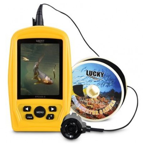 LUCKY FF3308 - 8 Underwater Video Camera Fish Finder (YELLOW)