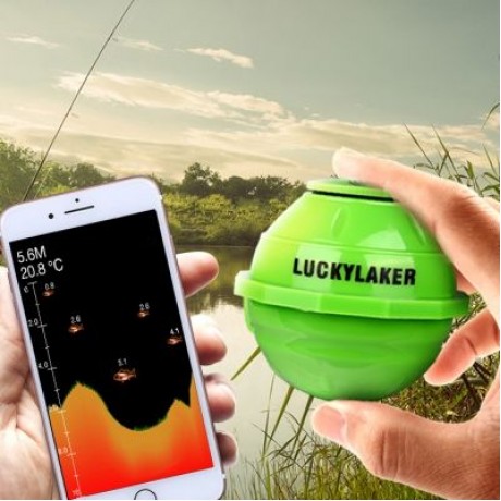 LUCKY FF916 WiFi Intelligent Fish Finder with Magnifier (GREEN)