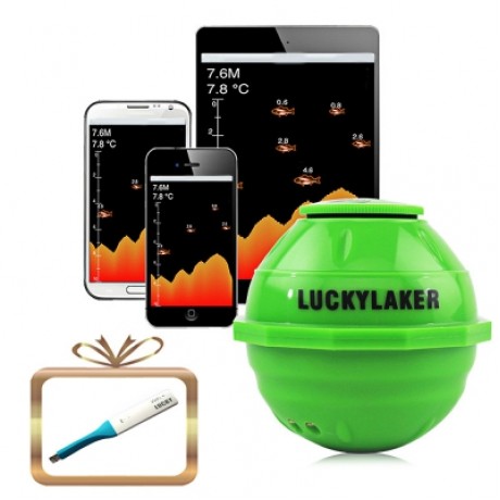 LUCKY FF916 WiFi Intelligent Fish Finder with Magnifier (GREEN)