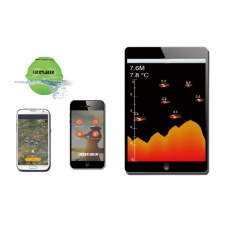 LUCKY FF916 WiFi Intelligent Fish Finder with Magnifier (GREEN)