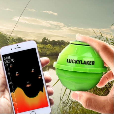 LUCKY FF916 WiFi Intelligent Fish Finder with Magnifier (GREEN)
