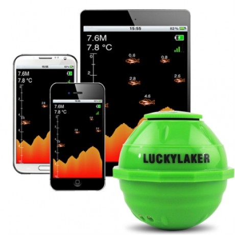 LUCKY FF916 WiFi Intelligent Fish Finder Underwater Sonar (GREEN)