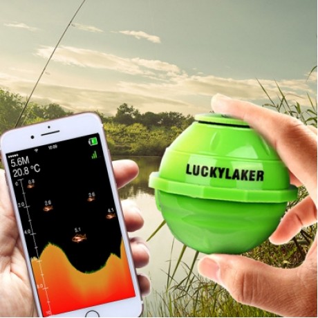 LUCKY FF916 WiFi Intelligent Fish Finder Underwater Sonar (GREEN)