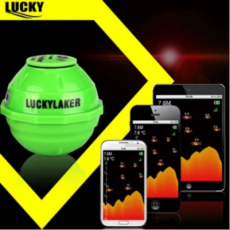 LUCKY FF916 WiFi Intelligent Fish Finder Underwater Sonar (GREEN)
