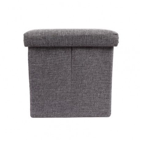 Multifunctional Foldable Storage Stool Clothing Organizer (GRAY)