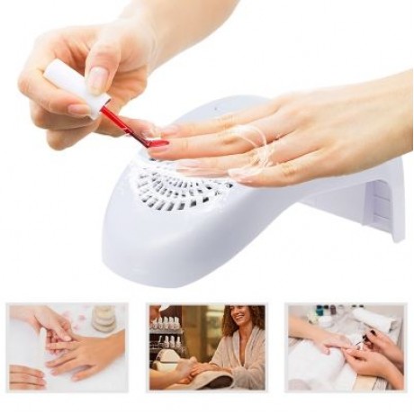 45W Nail Dust Collector Manicure Machine (WHITE)