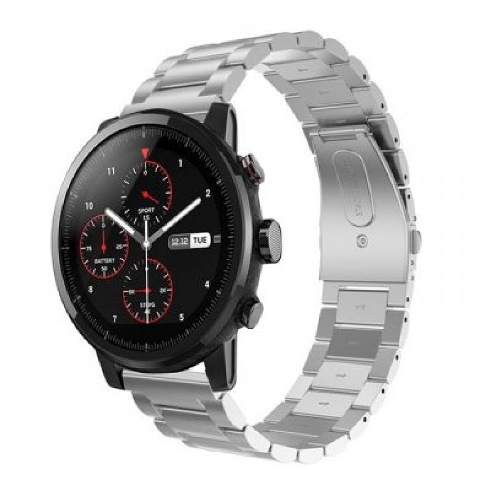 22mm Stainless Steel Replacement Accessory Watch Band Wrist Strap Bracelet for Xiaomi Huam 22mm Stainless Steel Replacement Accessory Watch Band Wrist Strap Bracelet for Xiaomi Huam