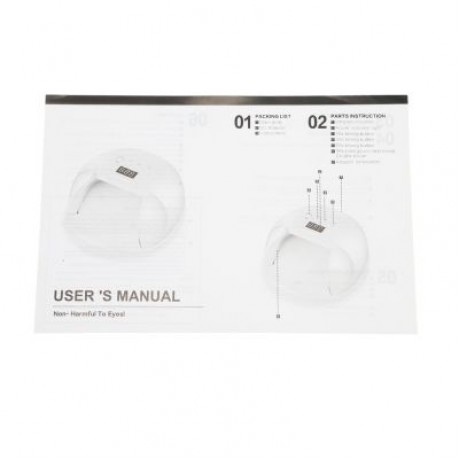 60W UV / LED Nail Lamp Manicure Therapy Machine (WHITE)