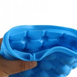 Silicone Ice Cube Mold Maker Kitchen Tools (SKY BLUE)