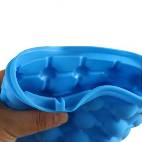 Silicone Ice Cube Mold Maker Kitchen Tools (SKY BLUE)