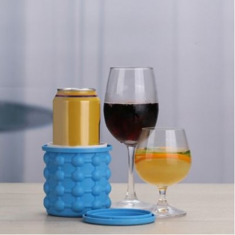 Silicone Ice Cube Mold Maker Kitchen Tools (SKY BLUE)