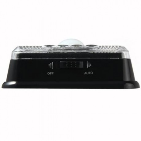 L0803 AUTO PIR 8 LEDS LIGHT INFRARED HUMAN BODY INDUCTION LAMP (BLACK)