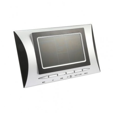 Multifunctional Digital Alarm Clock with Temperature Humidity (GRAY)