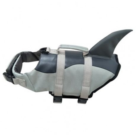 Pet Dog Life Jacket Safety Swimming Vest (GRAY)