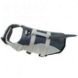 Pet Dog Life Jacket Safety Swimming Vest (GRAY)