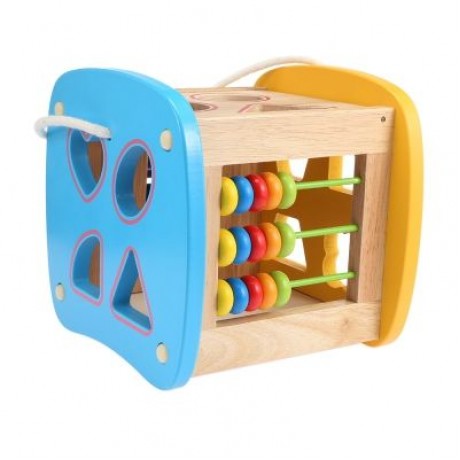 Puzzle Building Block Box Shape Matching Educational Toys (MULTI)
