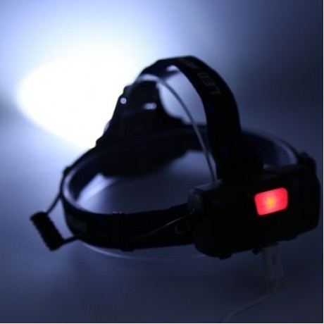 PROBE SHINY Head-mounted USB Induction LED Headlight (BLACK)