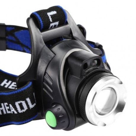 PROBE SHINY Head-mounted USB Induction LED Headlight (BLACK)