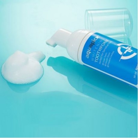 Aquapick 50ml Portable Oral Care Foam Whitening Toothpaste (BLUE ORCHID)