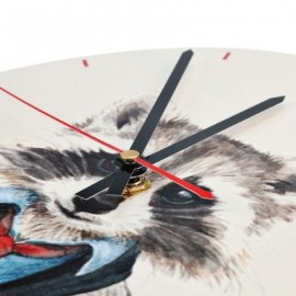 Modern Minimalist Acrylic European Round Cartoon Wall Clock  (MULTI-A)