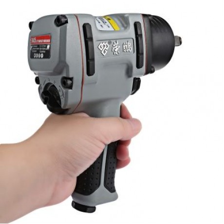 RONGPENG 7445 PROFESSIONAL 1/2 INCH TWIN HAMMER AIR IMPACT WRENCH (BLUE GRAY)