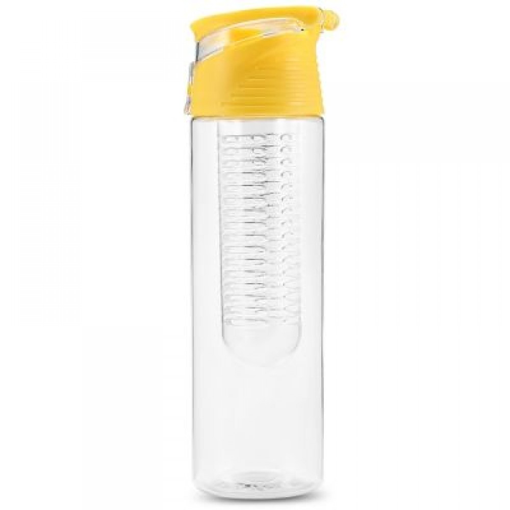 Portable Fruit Water Bottle for Outdoor Sports (YELLOW)
