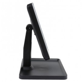 Rotation Intelligent LED Light Makeup Mirror with Rectangular Stand (BLACK)