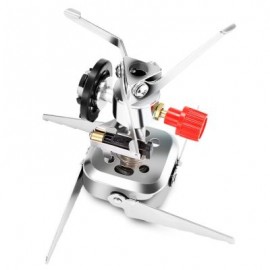 Outlife Outdoor Portable Long Tank Interface Burner Camping Gas Stove (SILVER)
