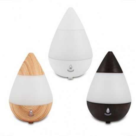 AJ - 216 235ml Aromatherapy Humidifier with Night Light Bluetooth Function (BLACK)