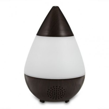 AJ - 216 235ml Aromatherapy Humidifier with Night Light Bluetooth Function (BLACK)