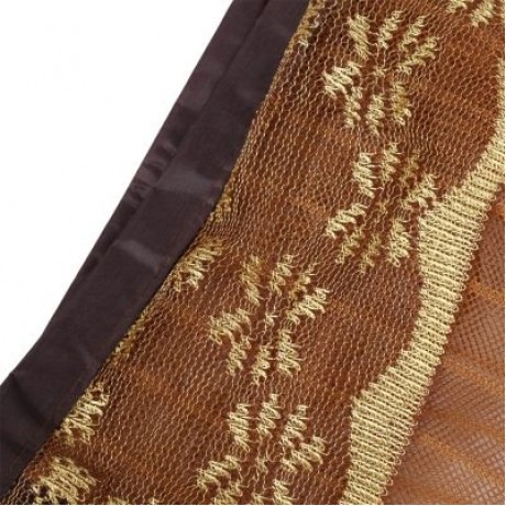 Magnetic Screen Door Anti-mosquito Magnet Mesh Gate (COFFEE)