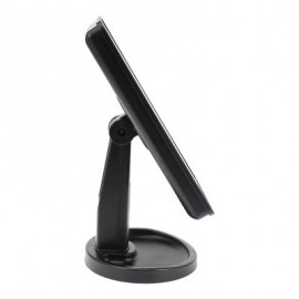 Rotation Intelligent LED Light Makeup Mirror (BLACK)
