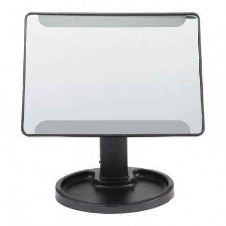 Rotation Intelligent LED Light Makeup Mirror (BLACK)