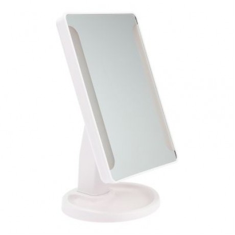 Rotation Intelligent LED Light Makeup Mirror (WHITE)